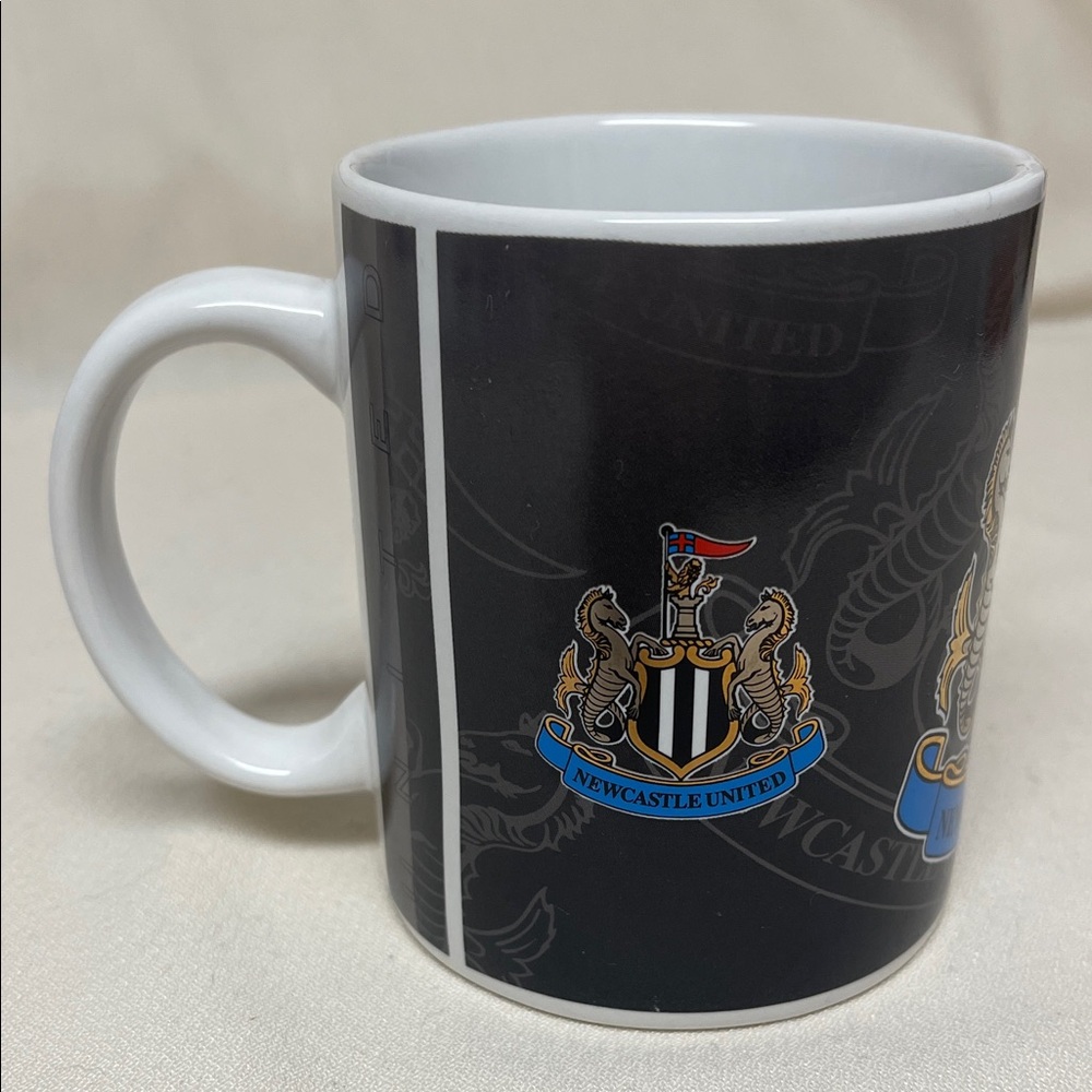 Newcastle United Black and White Coffee Mug